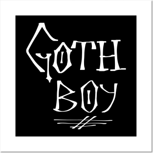 Goth Boy Posters and Art